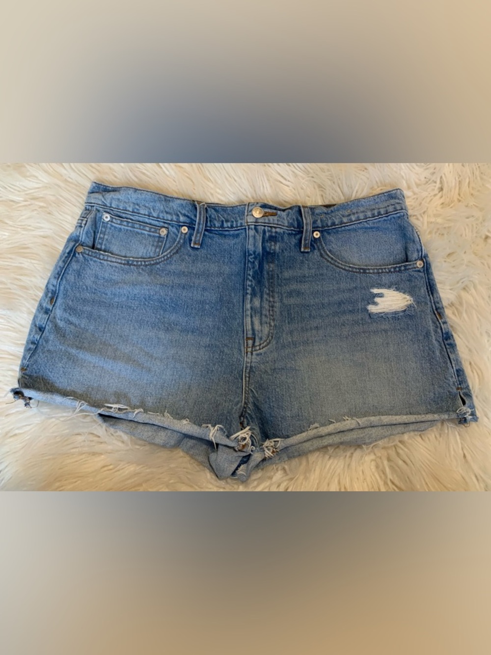 Madewell Relaxed Denim Jean Shorts Blue Size 31
